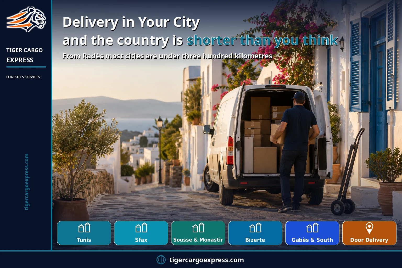 Delivery in your city, and the country is shorter than you think