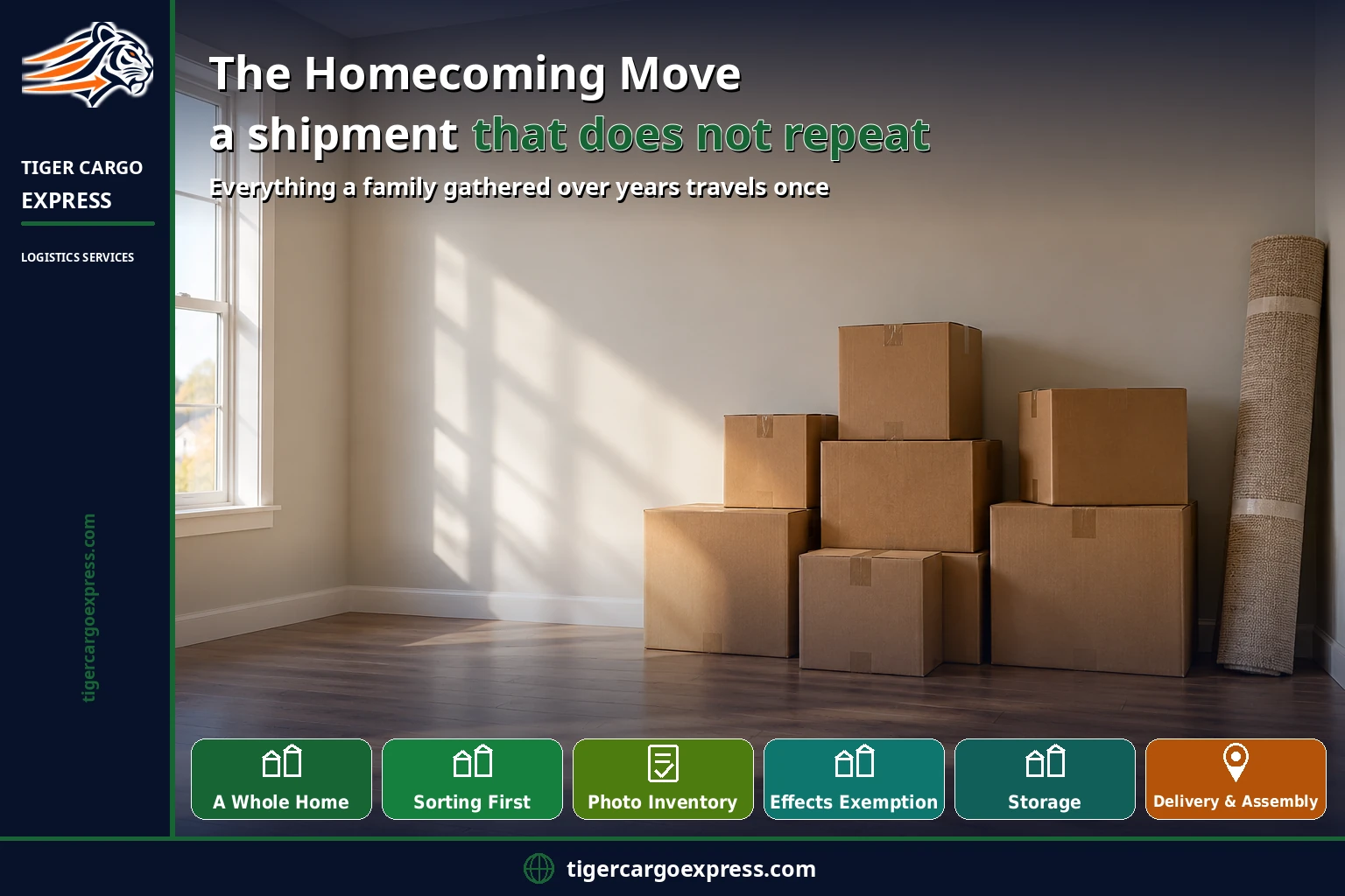 The homecoming move — a shipment that does not repeat when shipping from Jeddah to Syria