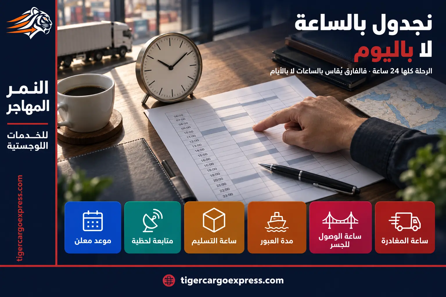 جدولة الشحن من الرياض إلى البحرين بالساعة لا باليوم