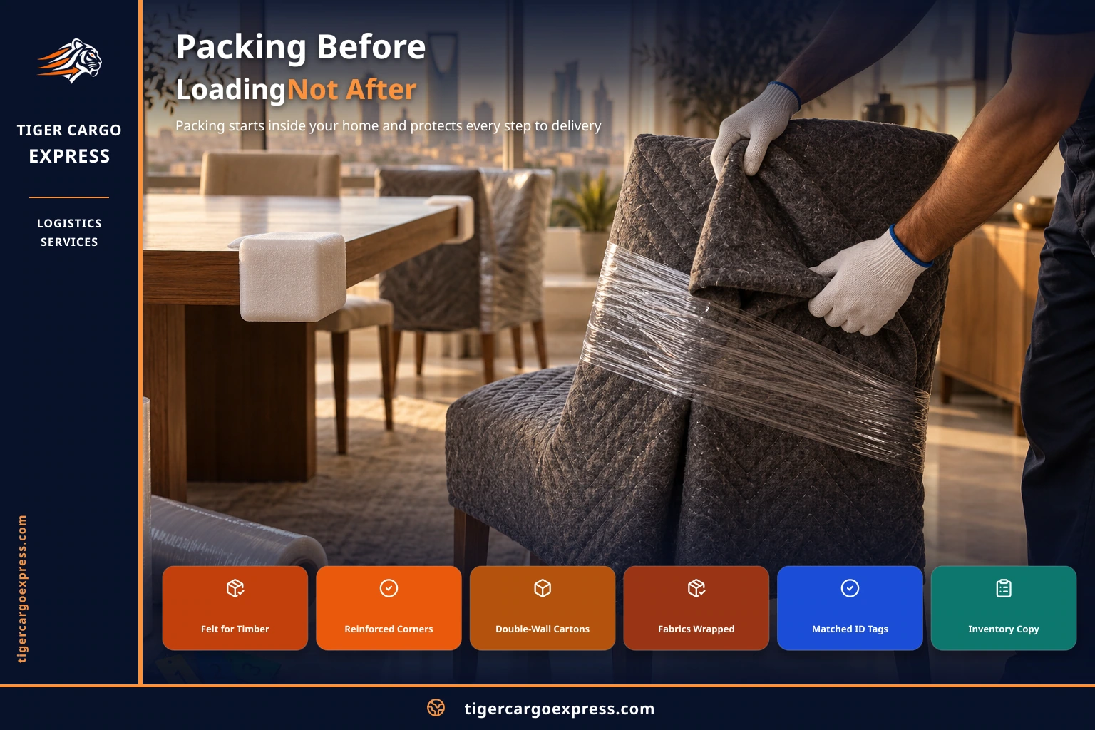Packing before loading, not after