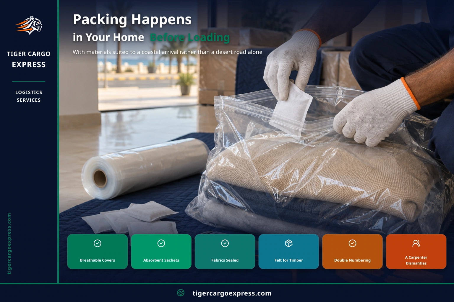Absorbent sachets — distribution matters more than quantity