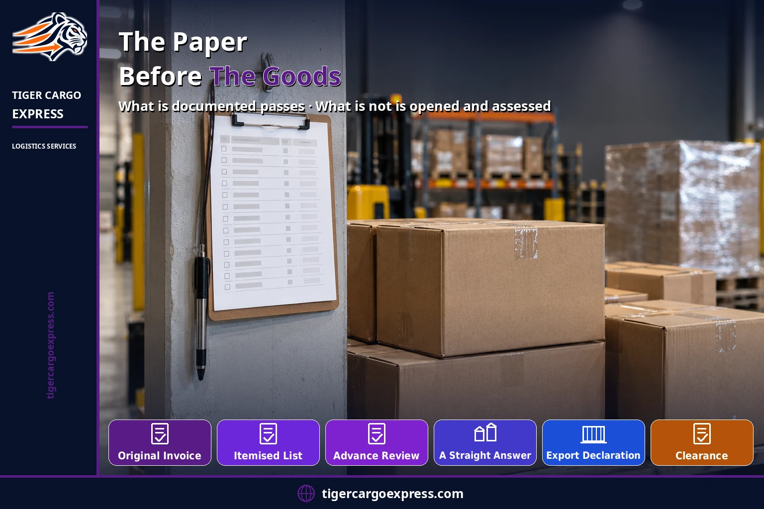The paper before the goods — what is documented passes when shipping to Iraq