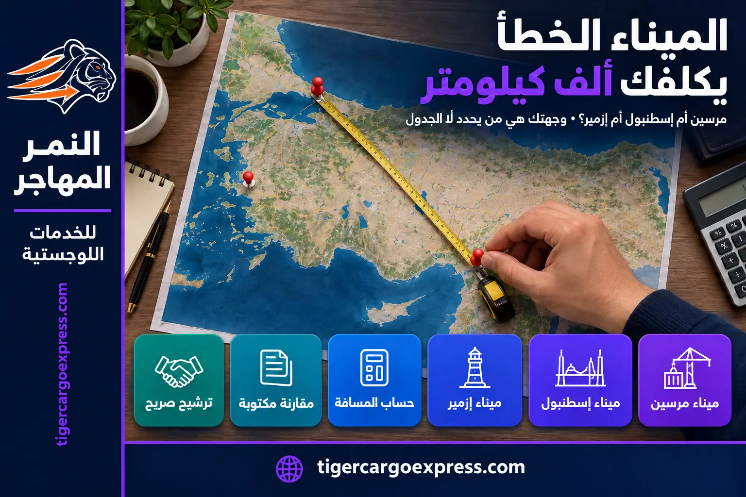 اختيار الميناء التركي — مرسين أم إسطنبول أم إزمير؟