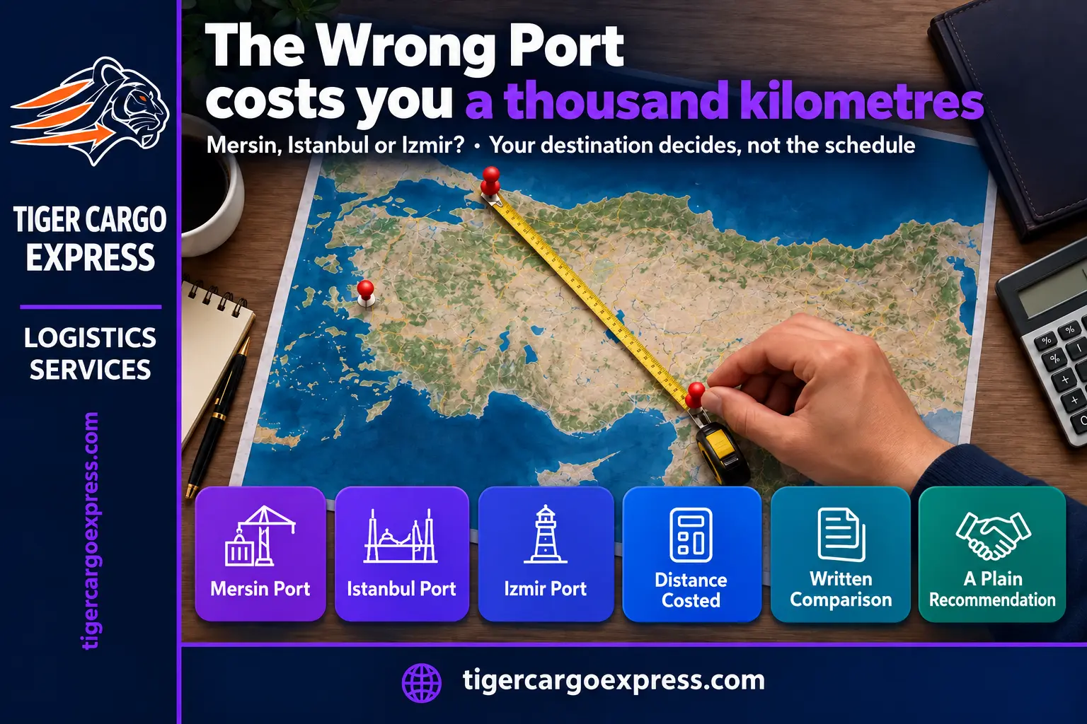 Choosing the Turkish port — Mersin, Istanbul or Izmir?