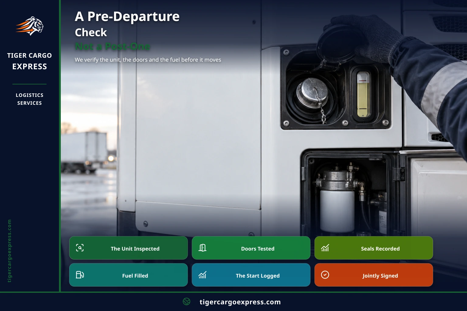 A pre-departure check rather than a post-one