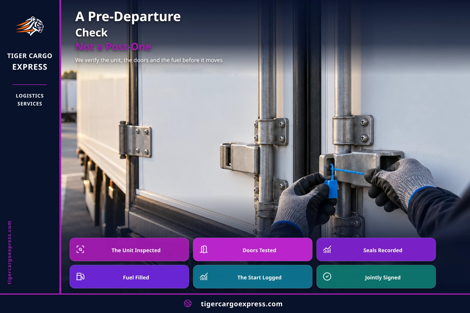 A pre-departure check rather than a post-one