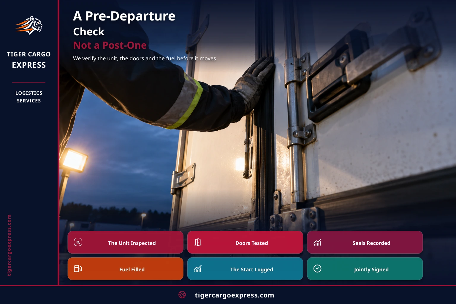 A pre-departure check rather than a post-one