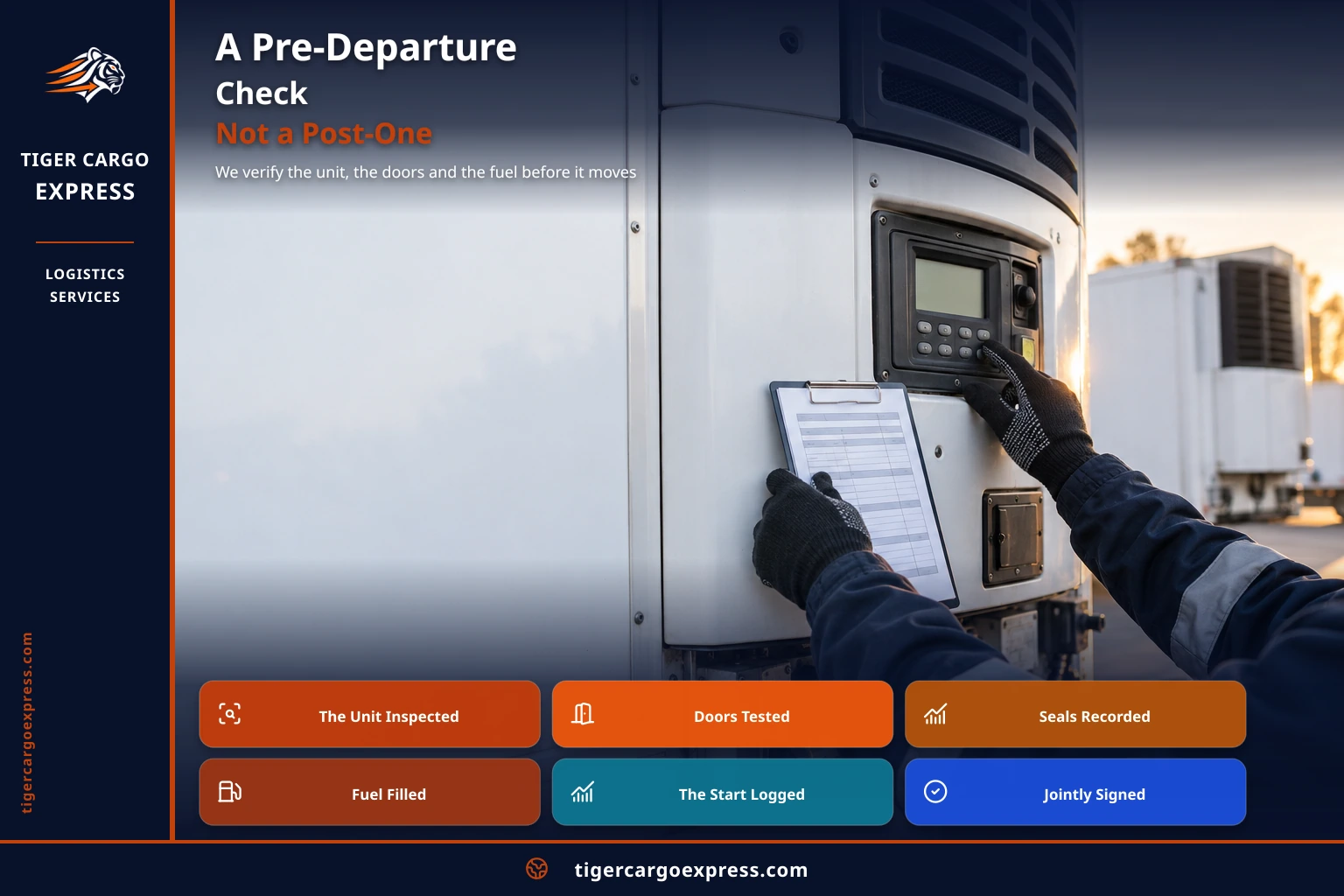 A pre-departure check rather than a post-one
