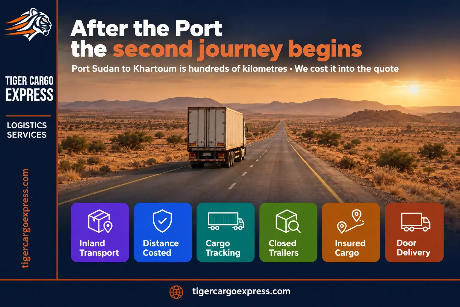 The inland distance after Port Sudan — the second journey many overlook