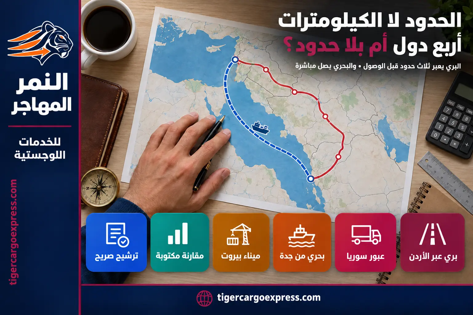 بري أم بحري إلى لبنان — الحدود لا الكيلومترات هي ما يحسم