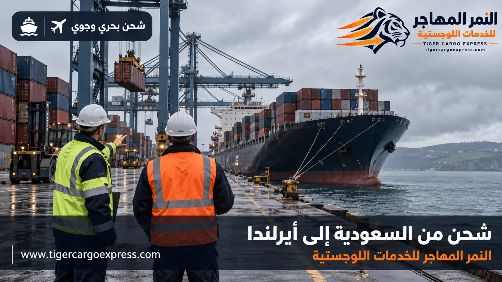 المسار البحري من السعودية إلى أيرلندا عبر السويس والمتوسط وجبل طارق والأطلسي