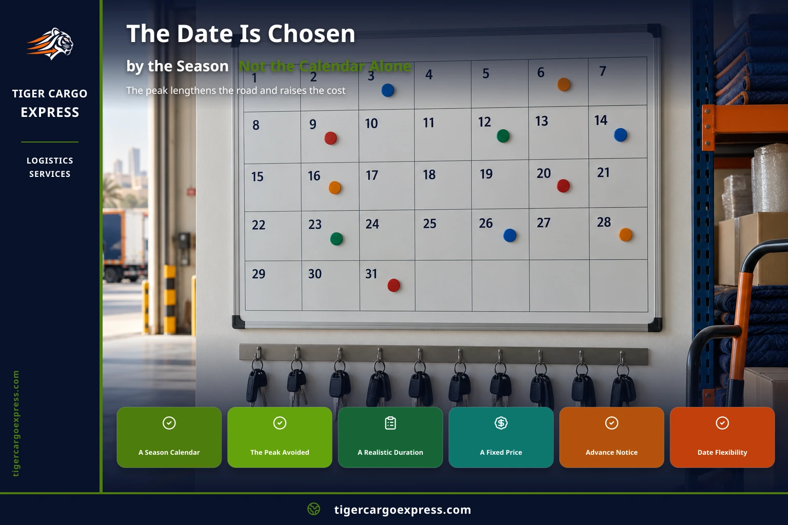 The date is chosen by the season rather than the calendar alone
