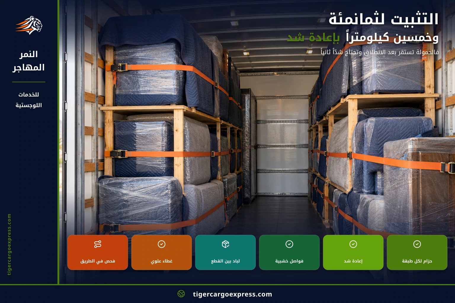 إعادة الشد بعد أول مئة كيلومتر