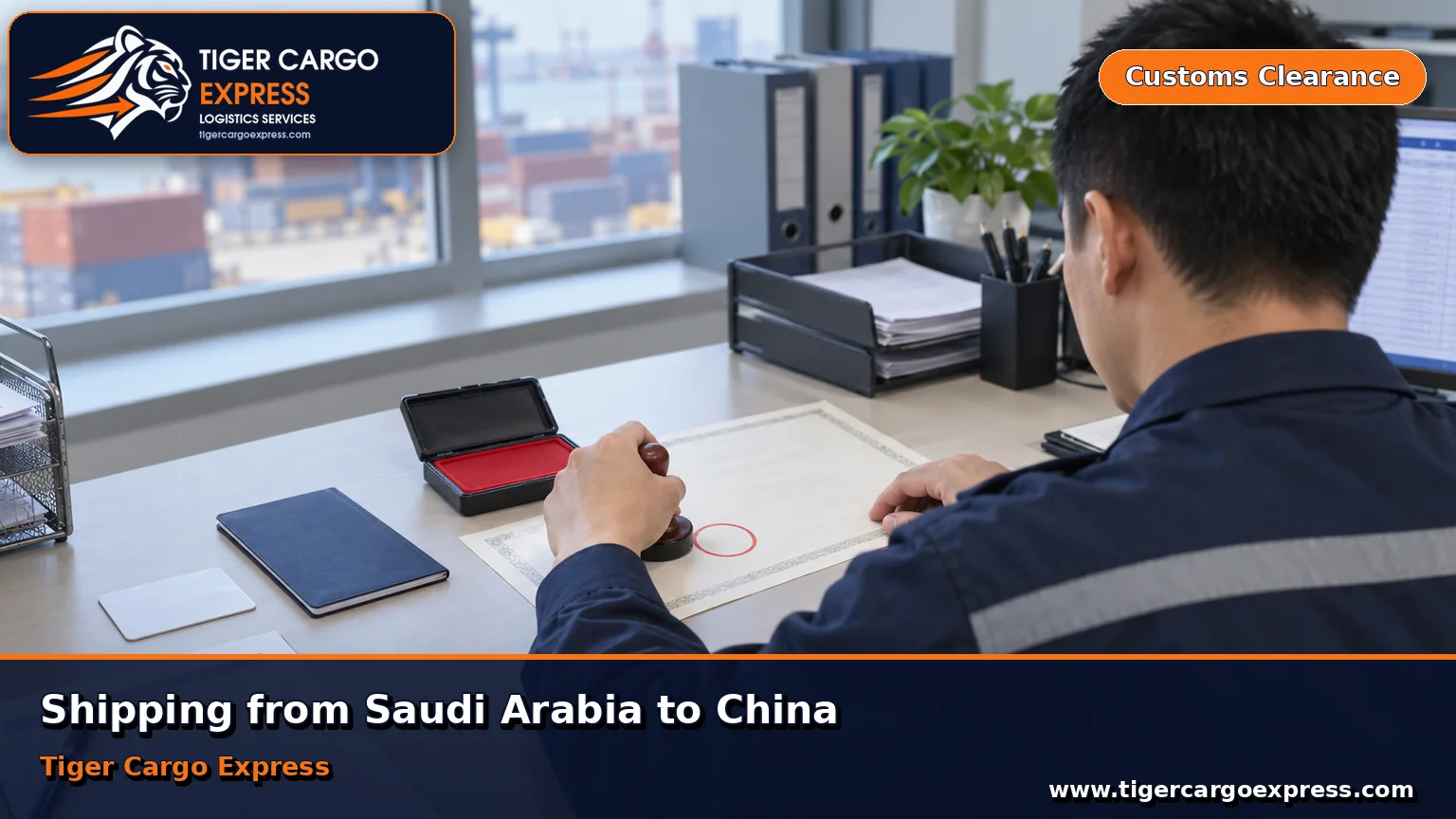 Import permit, work permit and residence permit for shipping from Saudi Arabia to China