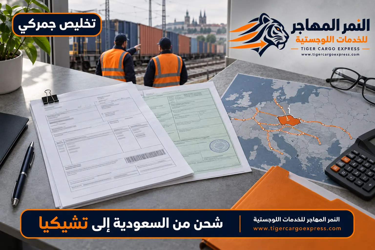 المستندات المطلوبة للشحن من السعودية إلى التشيك ووثيقة العبور الجمركي