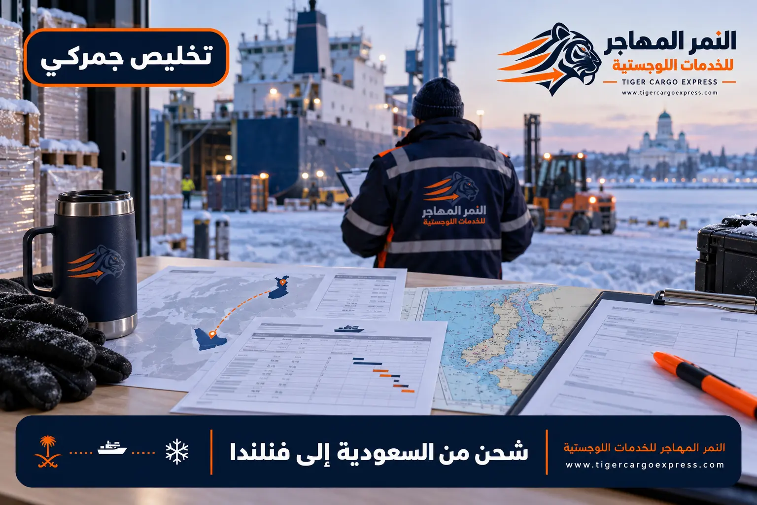 المستندات المطلوبة للشحن من السعودية إلى فنلندا وجدول قيود المساعدة الشتوية