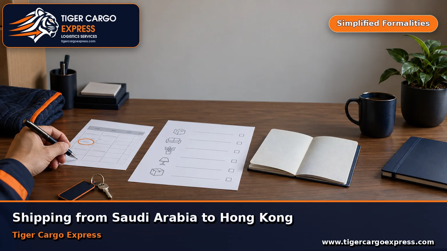 Shipping documents and cargo declaration for shipping from Saudi Arabia to Hong Kong