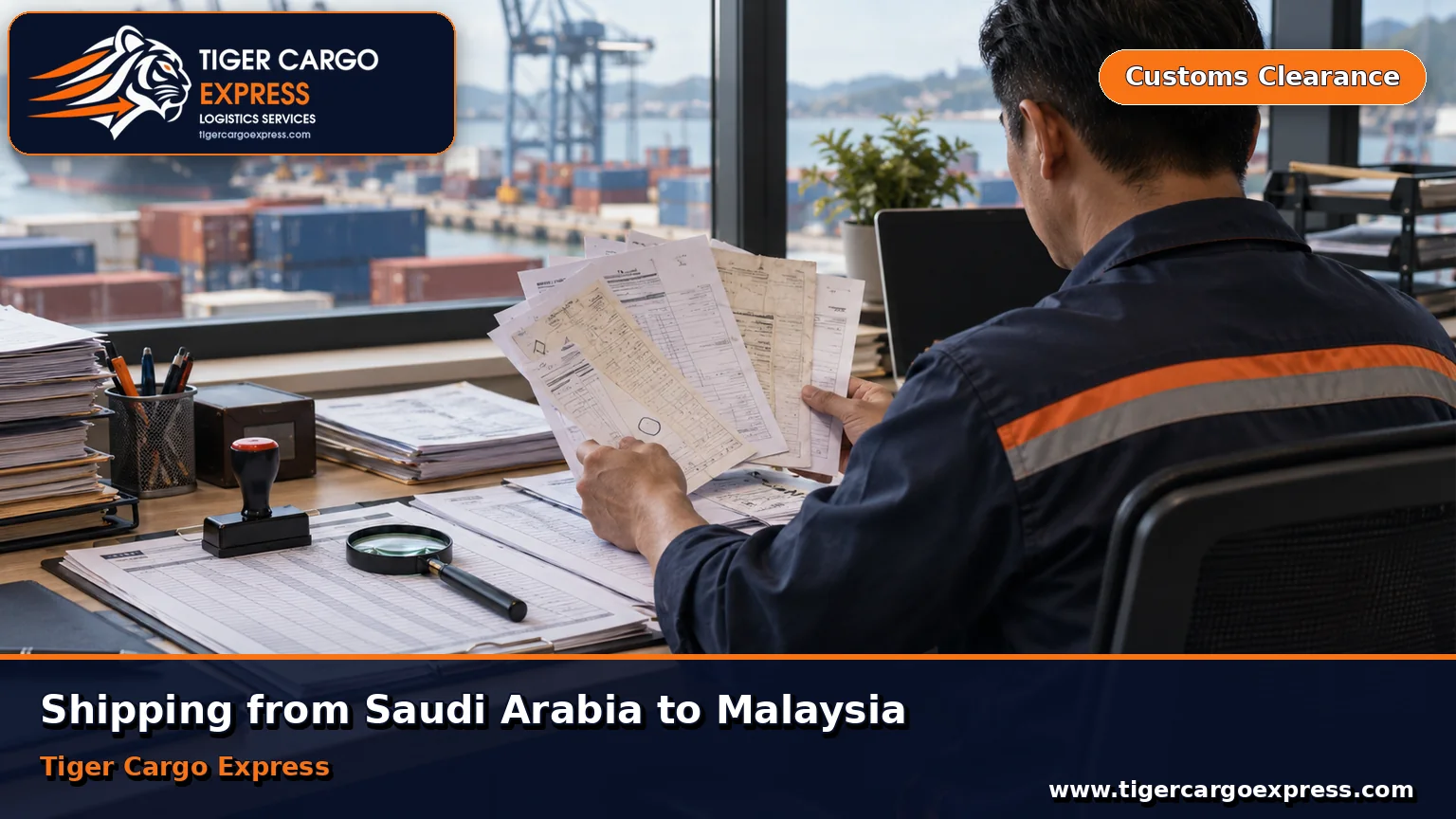 Purchase receipts and proof of item age for shipping from Saudi Arabia to Malaysia