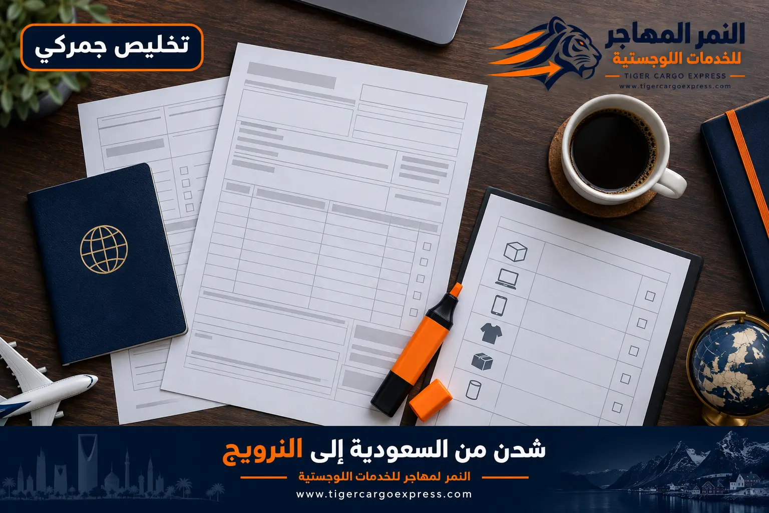 المستندات المطلوبة للشحن من السعودية إلى النرويج وإقرار متاع الانتقال