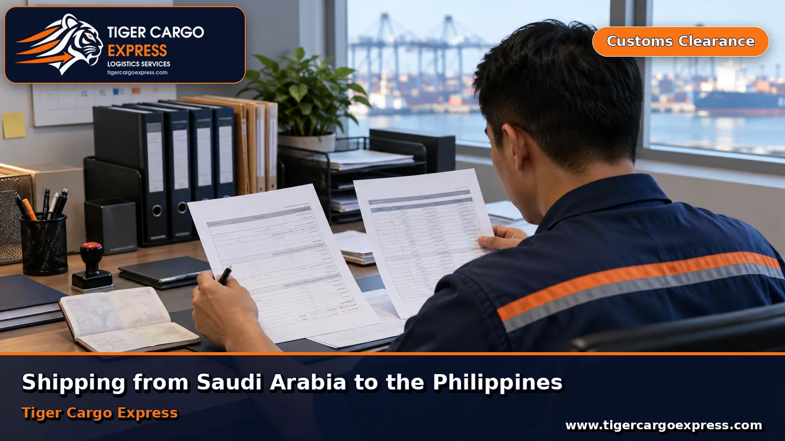 Exemption tiers and waiting periods for shipping from Saudi Arabia to the Philippines with a passport and calendar