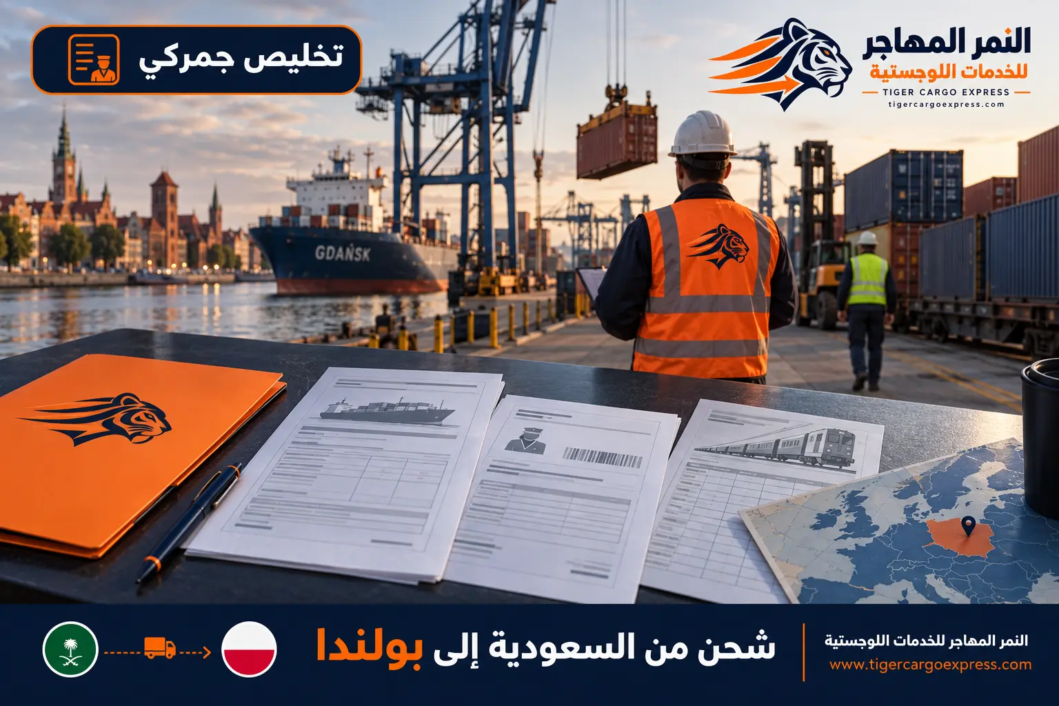 المستندات المطلوبة للشحن من السعودية إلى بولندا والترجمة المحلّفة لوثائق المركبة