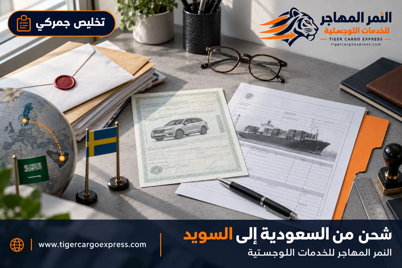 المستندات المطلوبة للشحن من السعودية إلى السويد ووثائق فحص الأصل بالبريد