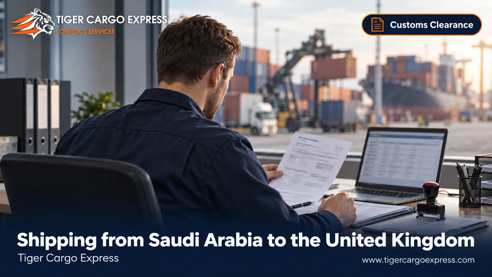 Documents required for shipping from Saudi Arabia to the UK and customs clearance