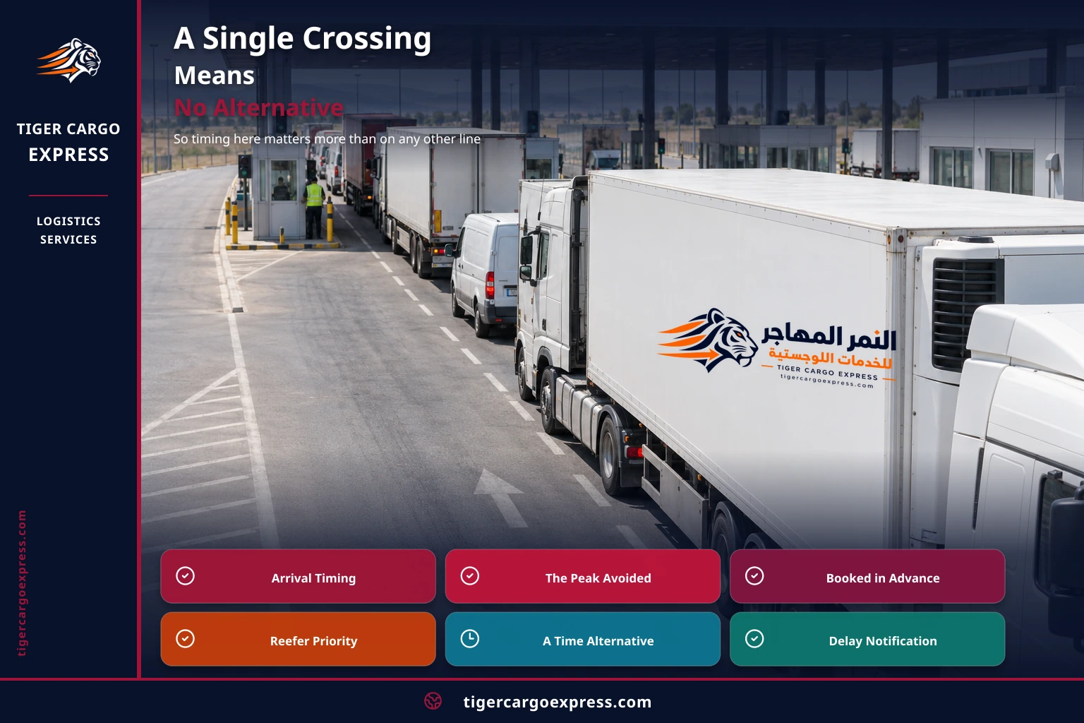 A single crossing — and timing matters here more than on any line