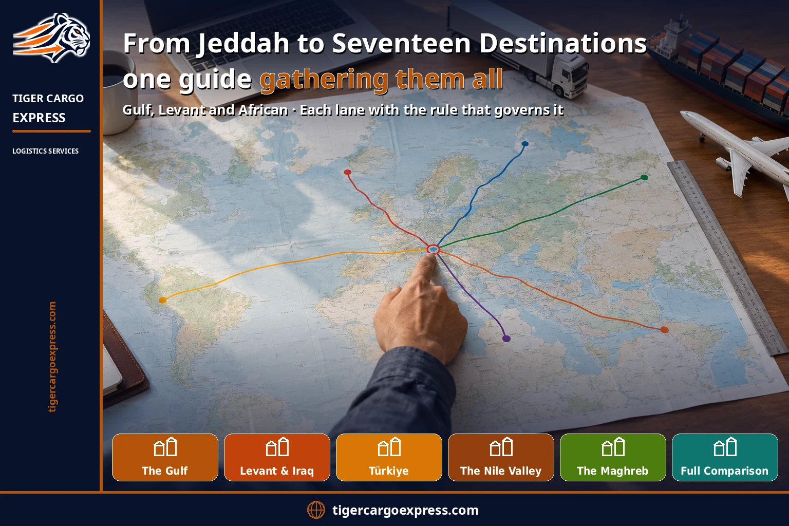 From Jeddah to seventeen destinations — one network, one port