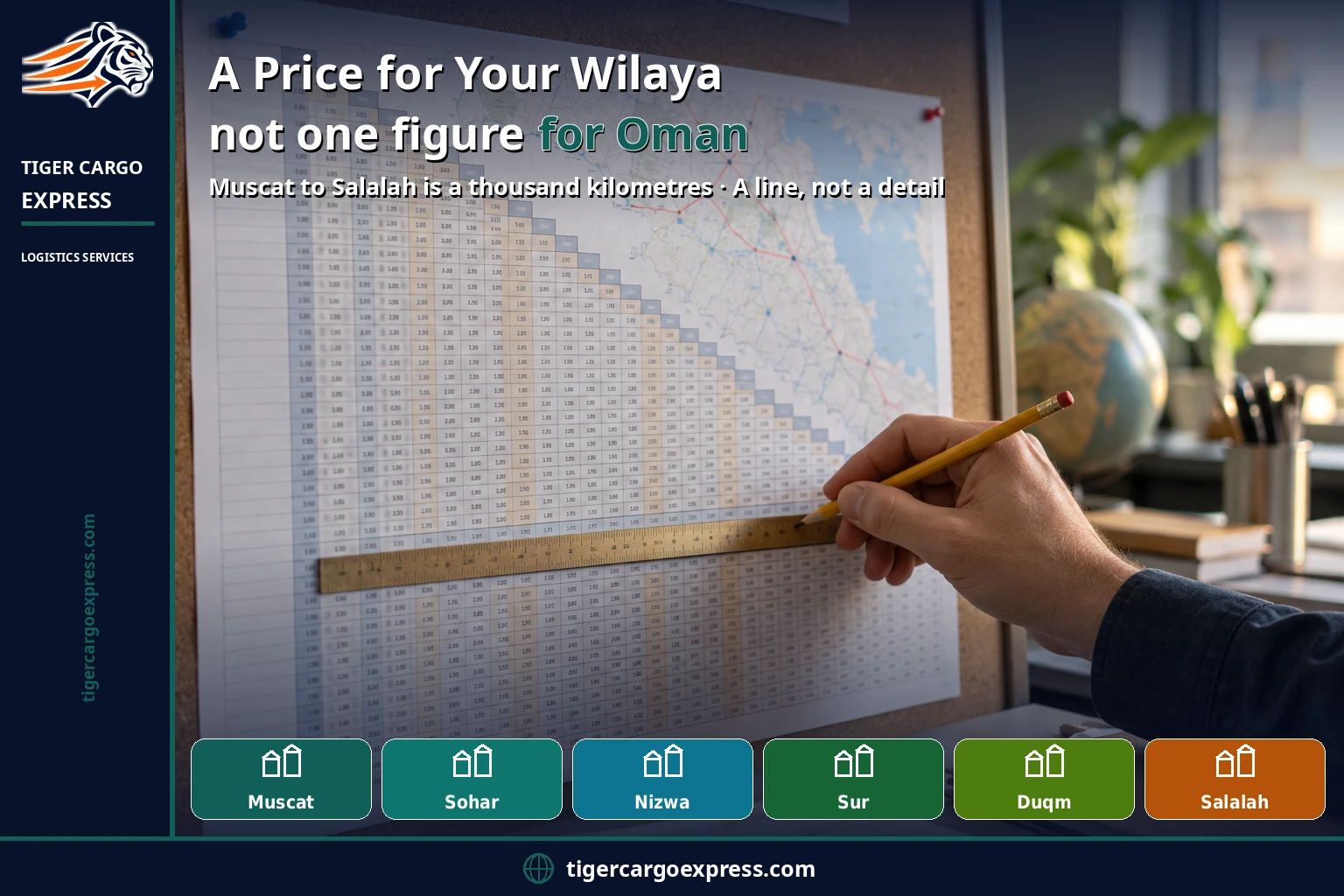 A price for your wilaya rather than one figure for Oman